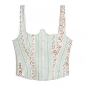 Weworewhat Floral corset